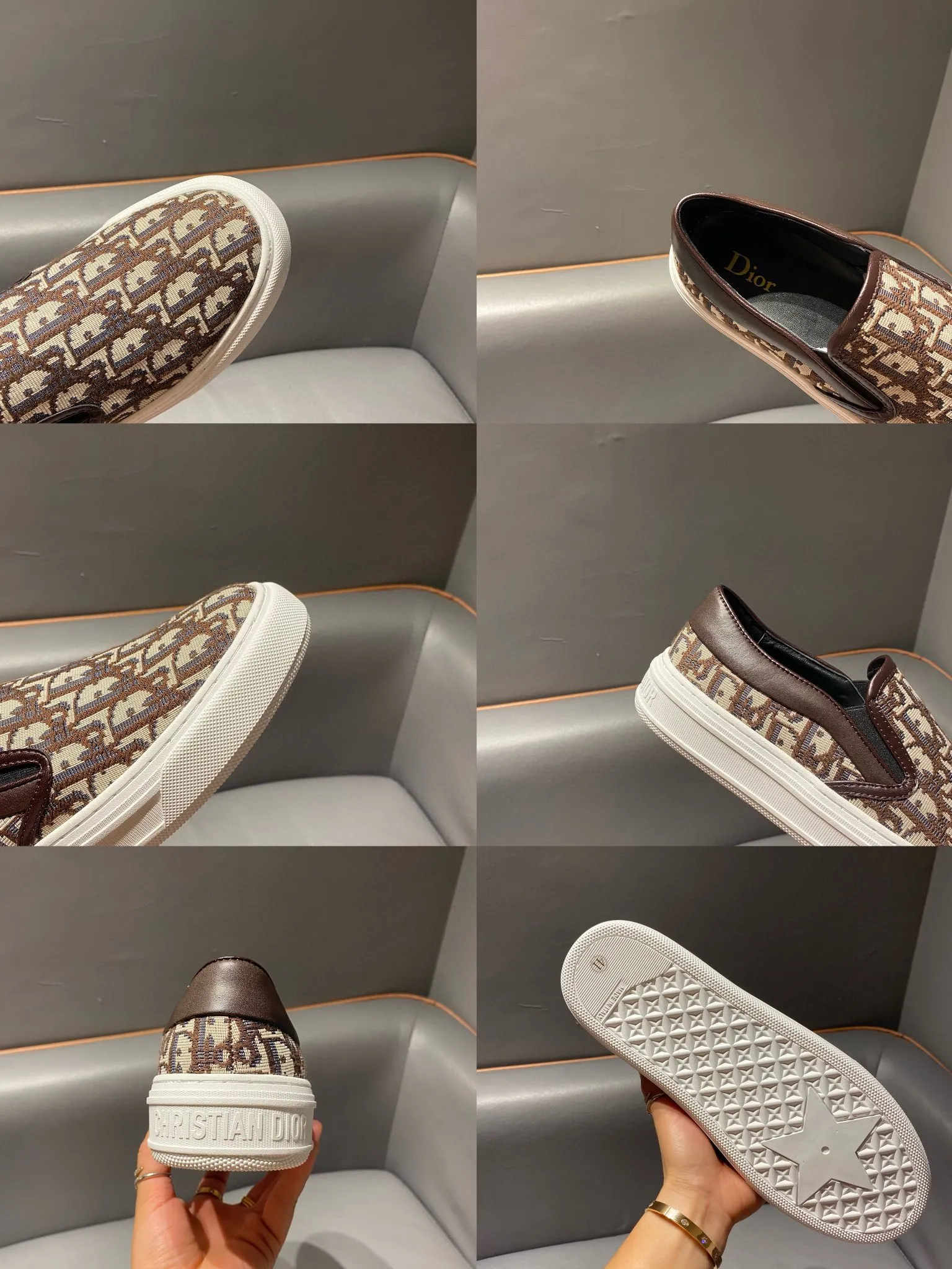 Factory price 340, Dior series casual shoes 👟🔥🕷🕷【Dior】Dior New casual men's shoes are launched in Hong Kong counters. Official website 1:1 production. Original Italian materials. Designed by European and American masters. Perfect shape to create counter quality, solid color rubber wear-resistant outsole and classic dazzling head! Super versatile and very comfortable. High-end without losing taste, fashionable and novel! ! Absolute focus! Code number: 38-45